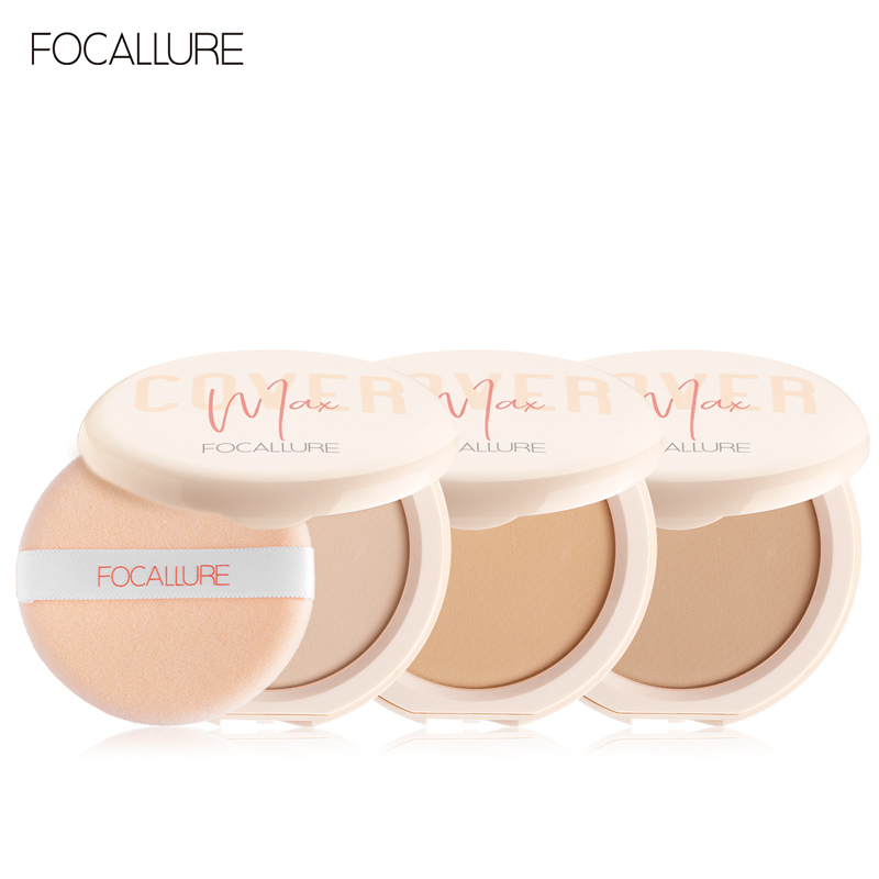 FOCALLURE Oil Control Smoothing Pressed Powder