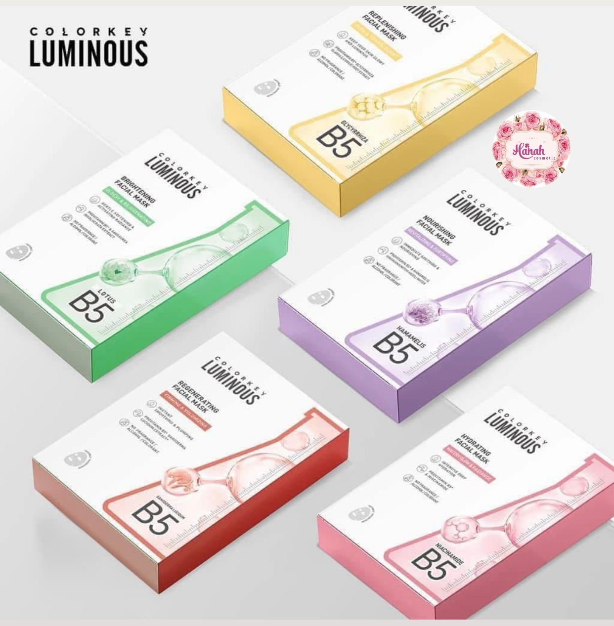 MẶT NẠ COLORKEY LUMINOUS B5 FACIAL MASK