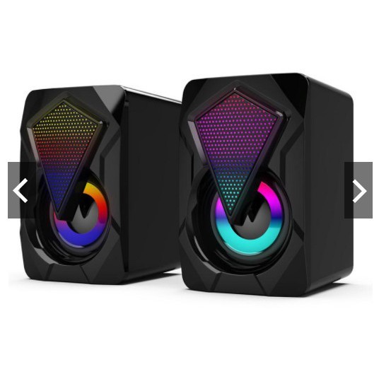 Gaming Computer Speaker LED Light Effect